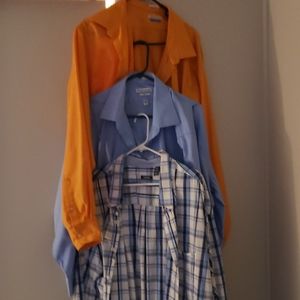 Van Heusen & IZOD  big and tall dress shirts
